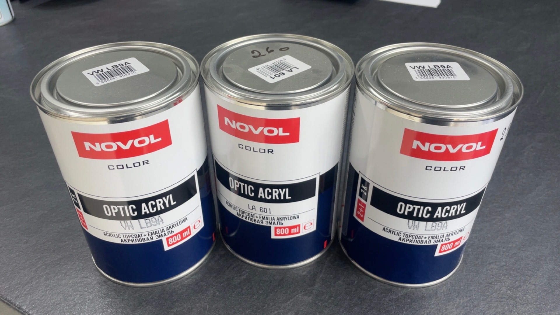 Vopsele acrilice Novol Optic Acryl