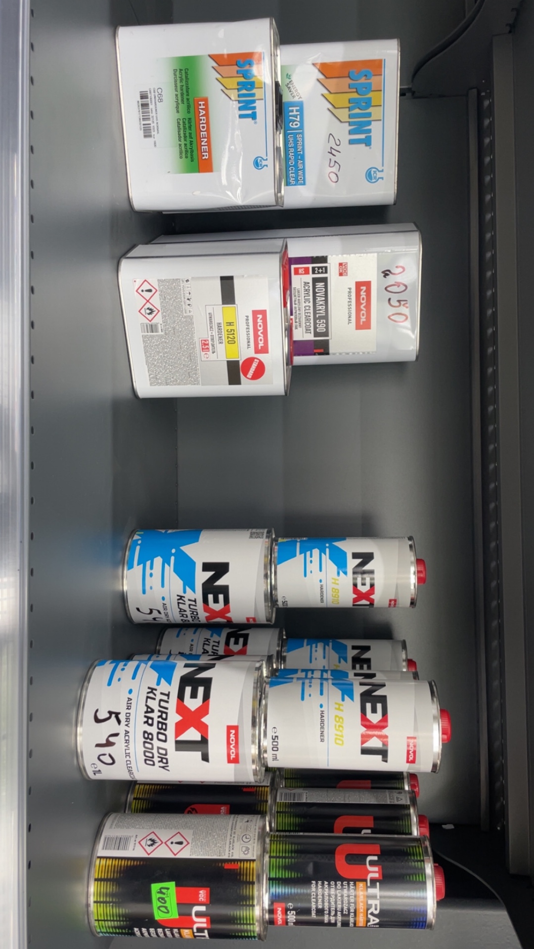 Sprint UHS, Novol Next Turbo Dry Klar 8000 și Ultra